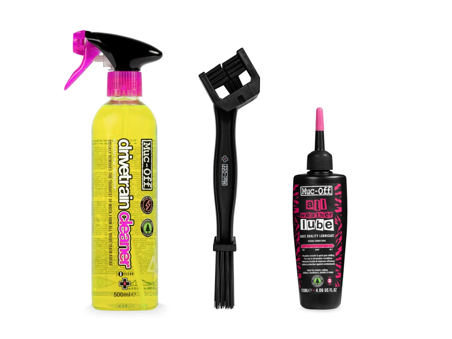 Muc Off Bicycle Chain Care Kit (DE) - Liquid-Life #Wähle Deine Farbe_black