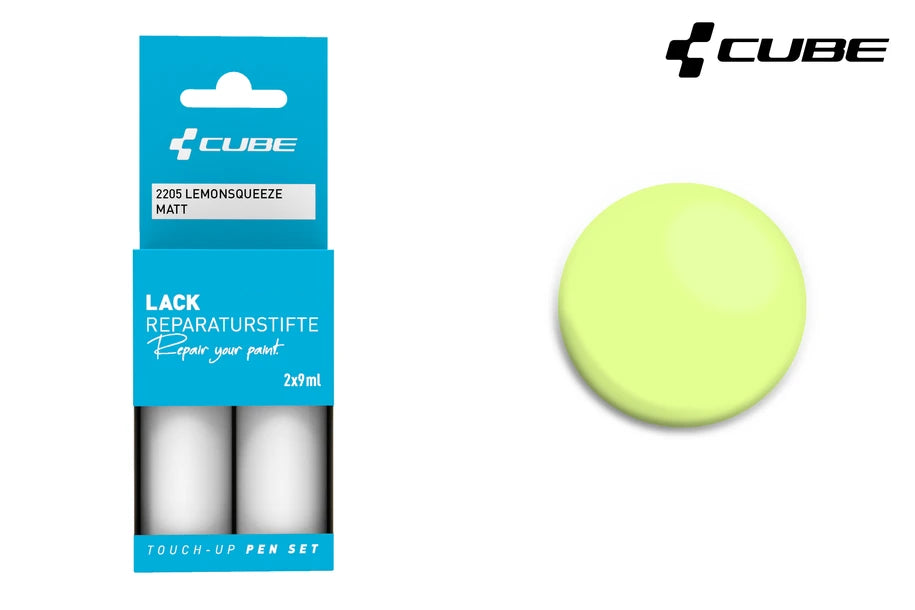 ktm fahrrad lackstift Cube Lackstift Set LEMONSQUEEZE matt 2205 – Perfekte Lackreparatur