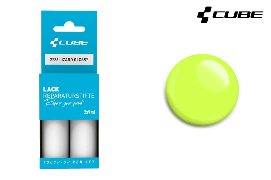 cube fahrrad lack Cube Lackstift Set LIZARD glossy 2236
