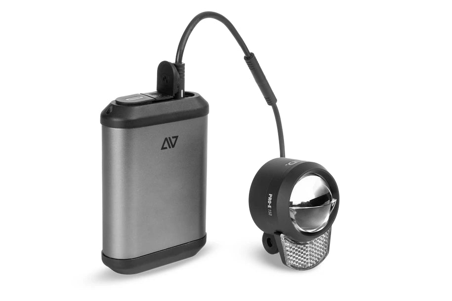 e bike beleuchtung 150 lux ACID Frontlicht PRO-E 150: 150 Lux Power & 9,7h Akkulaufzeit