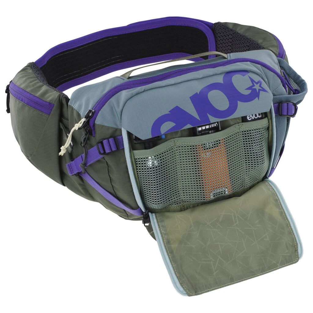 Evoc HIP PACK PRO 3 + HYDRO BLADDER - Liquid-Life #Wähle Deine Farbe_violet/olive