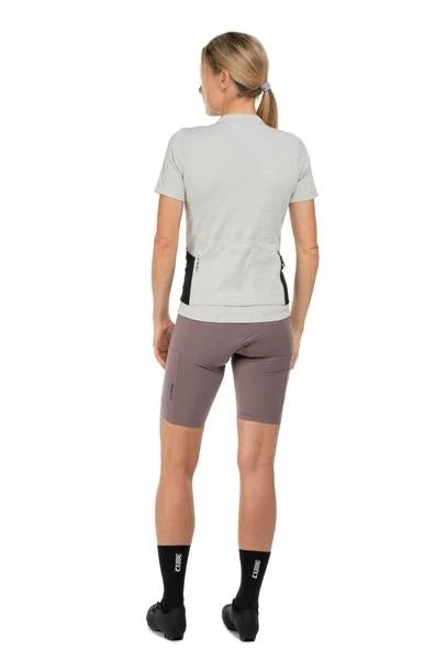 Cube GRAVEL WS Trikot Full Zip CARGO kurzarm - Liquid-Life #Wähle Deine Farbe_grey