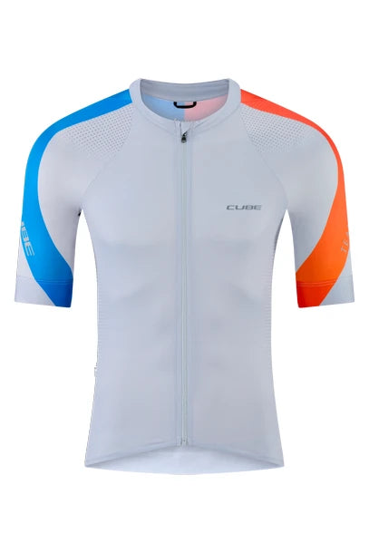 Cube ROAD/XC Trikot TEAMLINE kurzarm - Liquid-Life #Wähle Deine Farbe_light grey