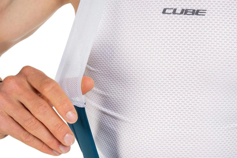 Cube ROAD/XC Trägerhose kurz - Liquid-Life #Wähle Deine Farbe_petrol