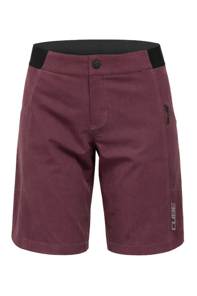 Cube WS Trail Short CMPT - Liquid-Life #Wähle Deine Farbe_bordeaux