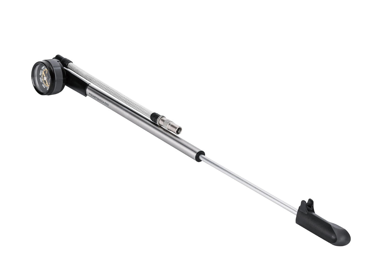 Topeak Pocket Shock DXG XL mit Stahlflex-Schlauch - Liquid-Life #Wähle Deine Farbe_