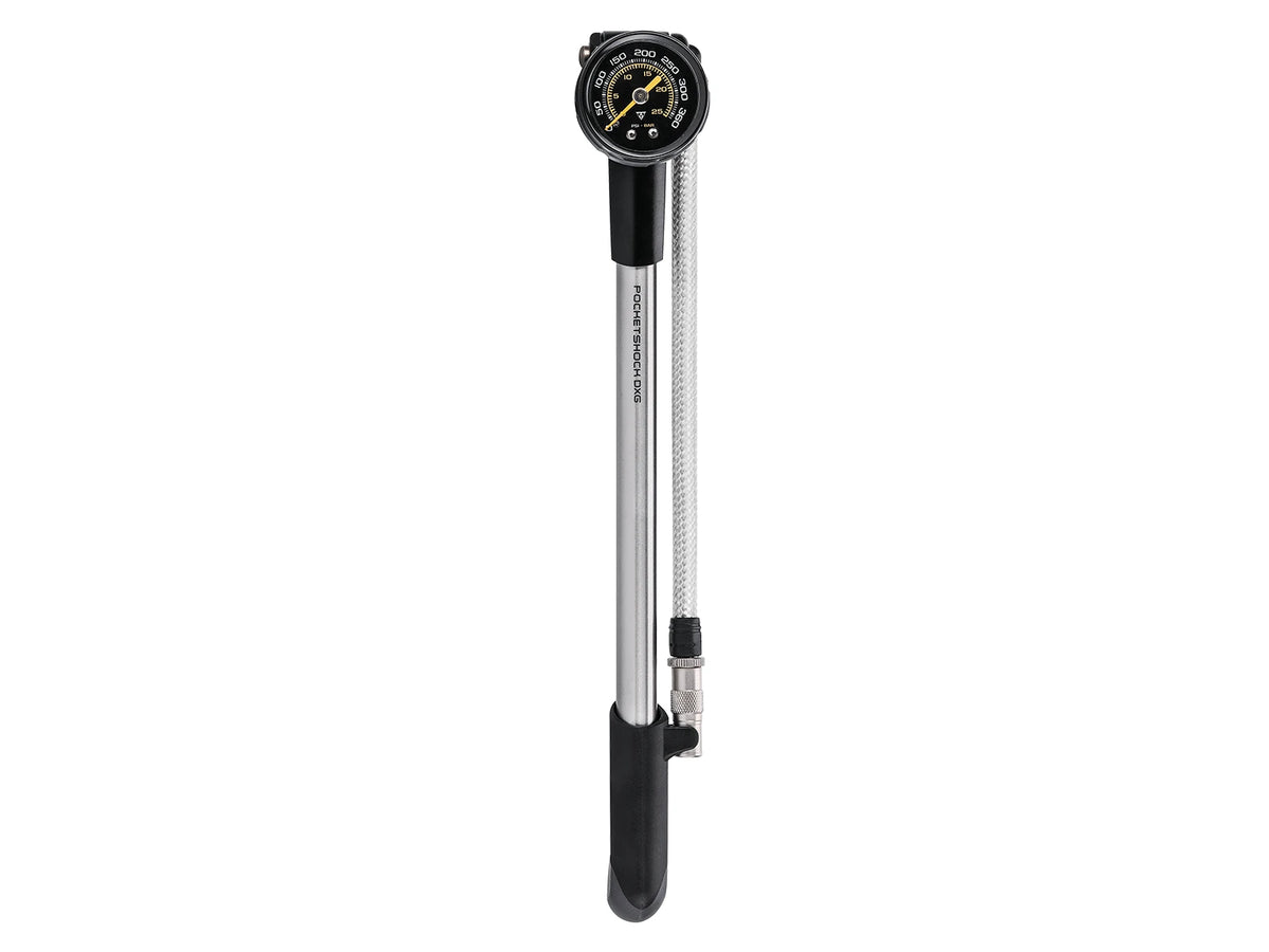 Topeak Pocket Shock DXG XL mit Stahlflex-Schlauch - Liquid-Life #Wähle Deine Farbe_