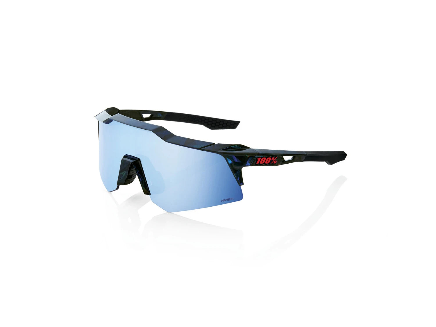 100% Speedcraft XS - HiPER Mirror Lens - Liquid-Life #Wähle Deine Farbe_Black Holograp.