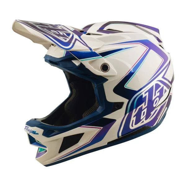 Troy Lee Designs D4 Composite Mips Helm Flared - Liquid-Life #Wähle Deine Farbe_white/indigo