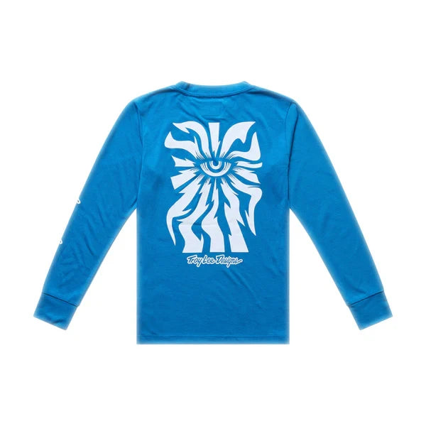 Troy Lee Designs Skyline Ride Langarm Shirt Kids - Liquid-Life #Wähle Deine Farbe_aero blue