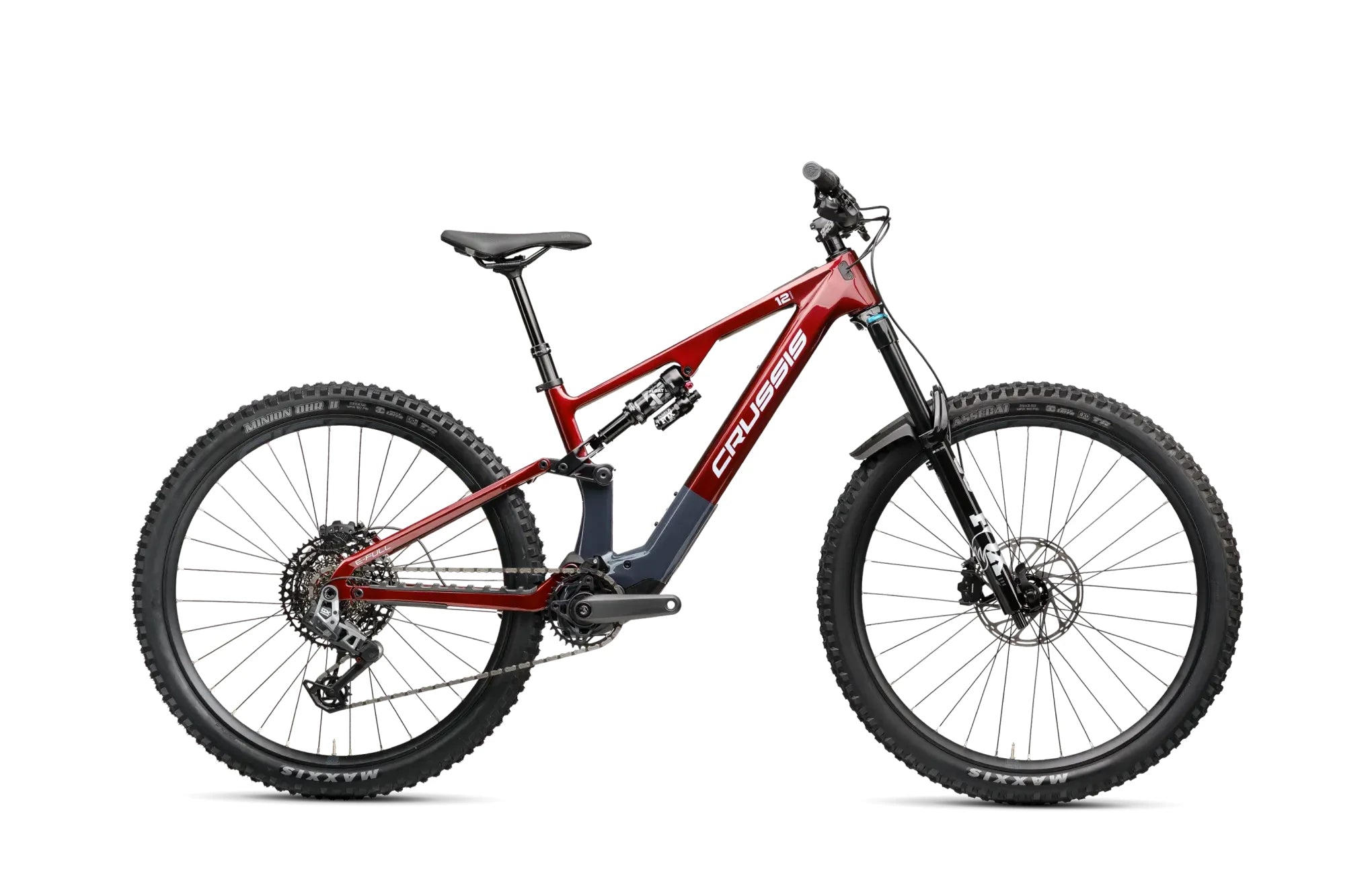 Crussis e-Full 12.11-(800 Wh) red/black 2026