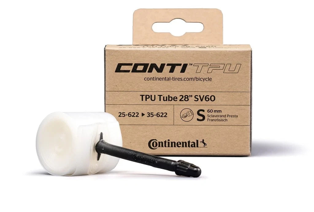 CONTINENTAL Schlauch TPU 25/35-622 SV 60mm - Liquid-Life #Wähle Deine Farbe_weiß/schwarz