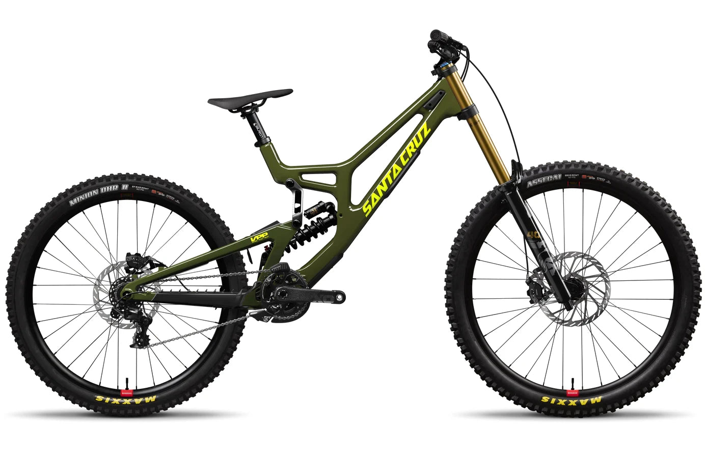 fahrrad downhill kaufen Santa Cruz V10 8 CC MX DH X01 Gloss Kelp Green 2027 kaufen