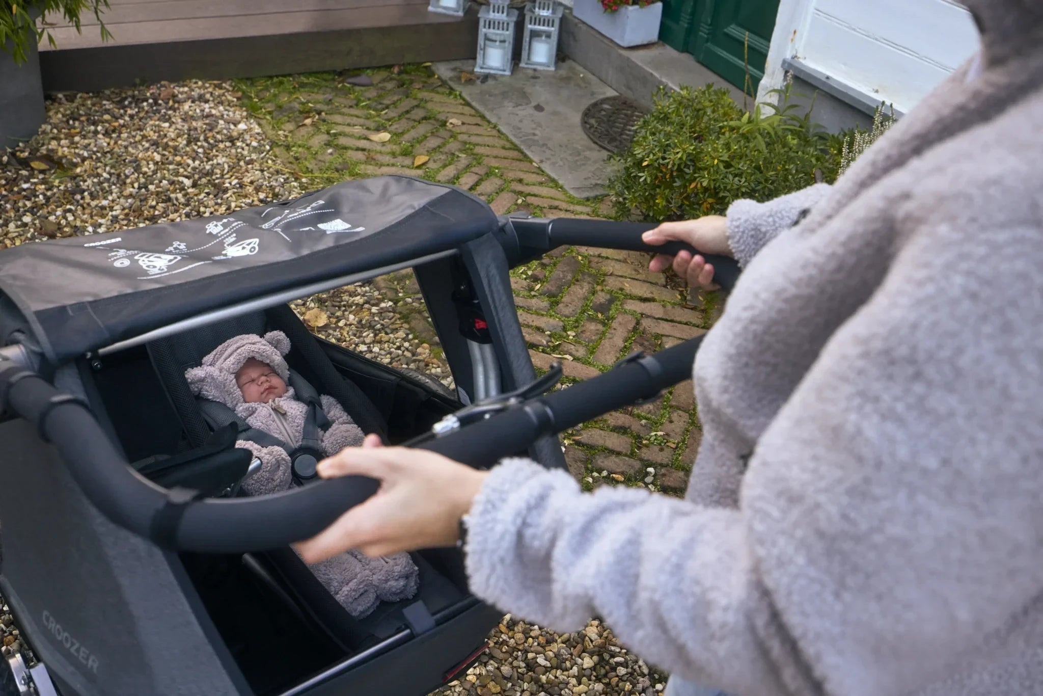 Croozer Yuuna Kid Modul Babyliege #Wähle Deine Farbe_grau