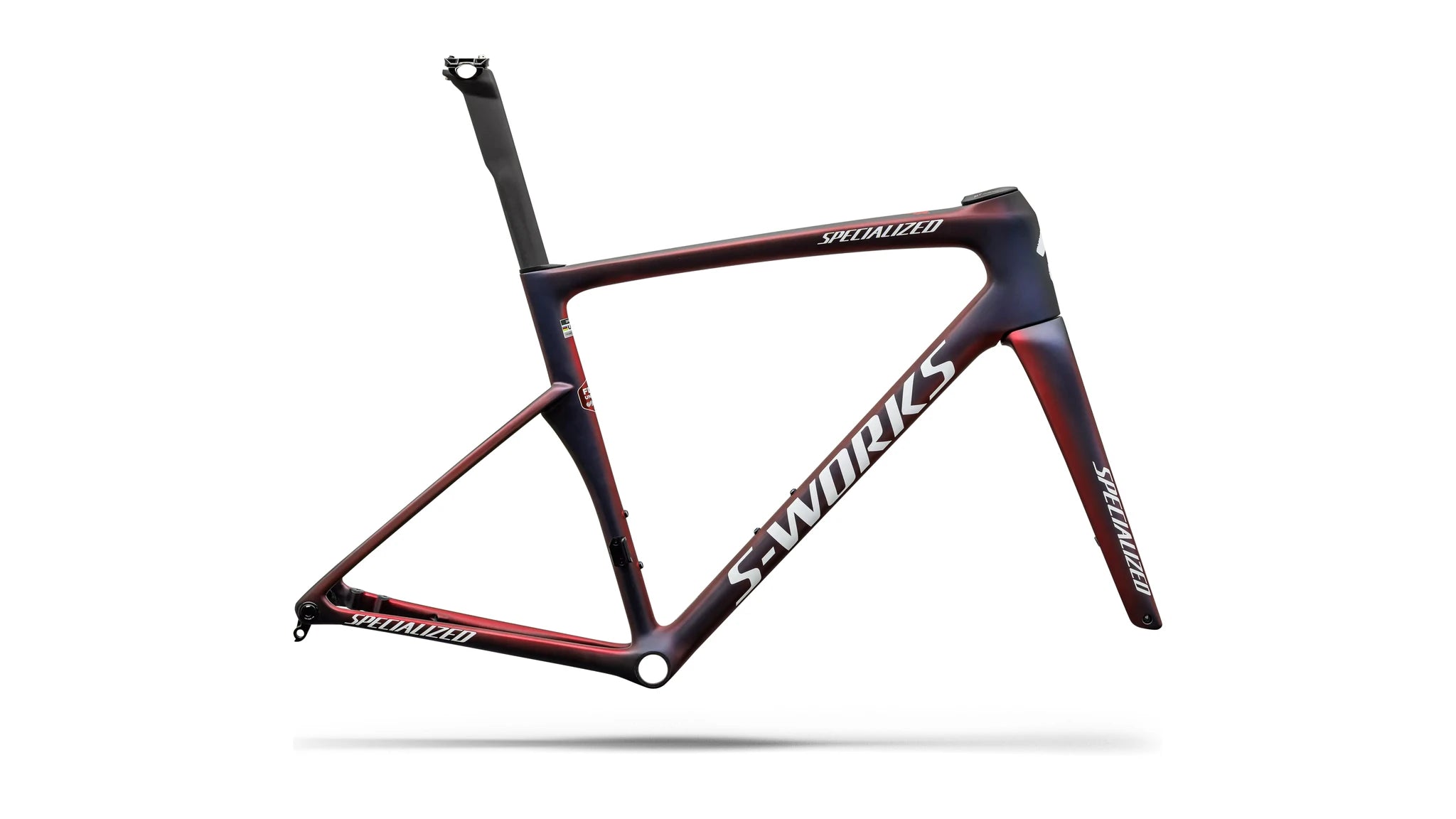 Specialized Tarmac SL9 S-Works Rahmen Team Replica FDJ Gloss Red Tint / Blue Tint / Red Pearl 2027