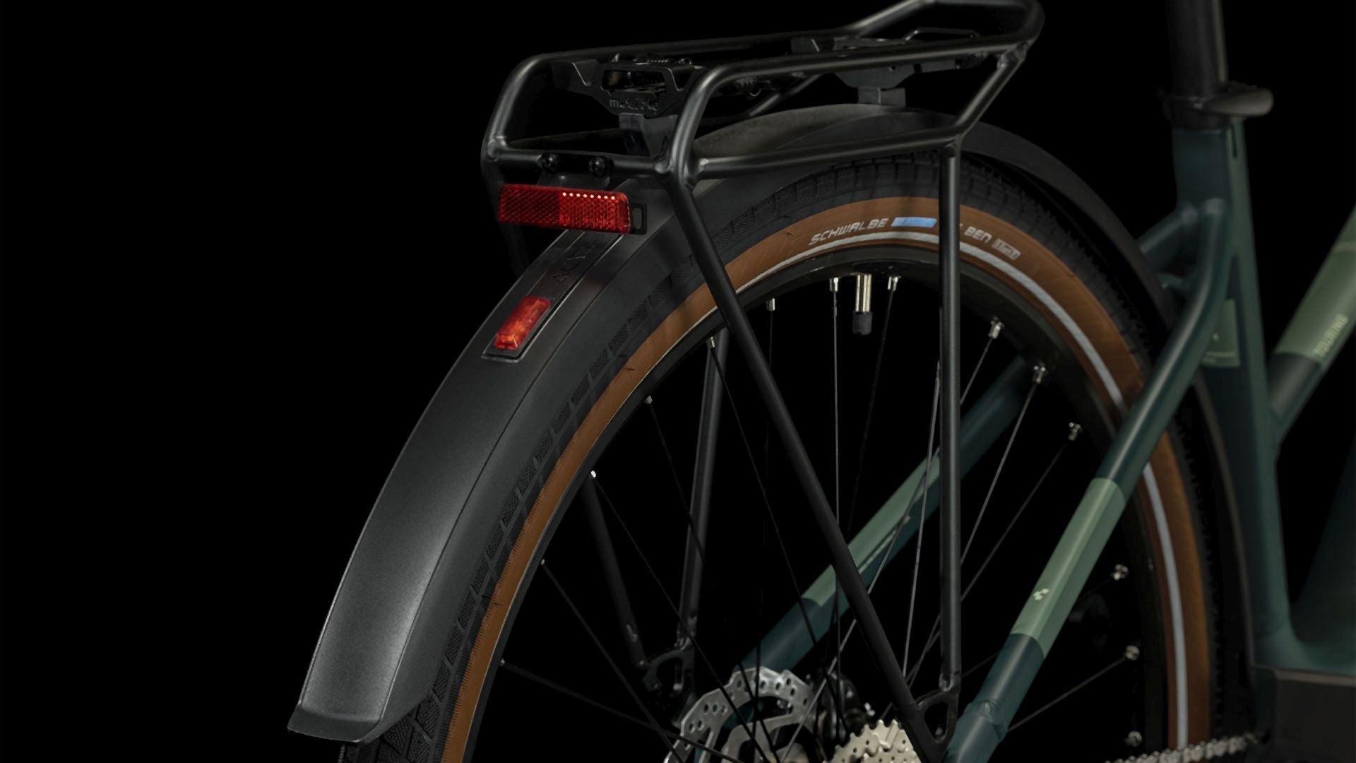 Cube Touring Hybrid ONE 500 darkgreen´n´green Trapez