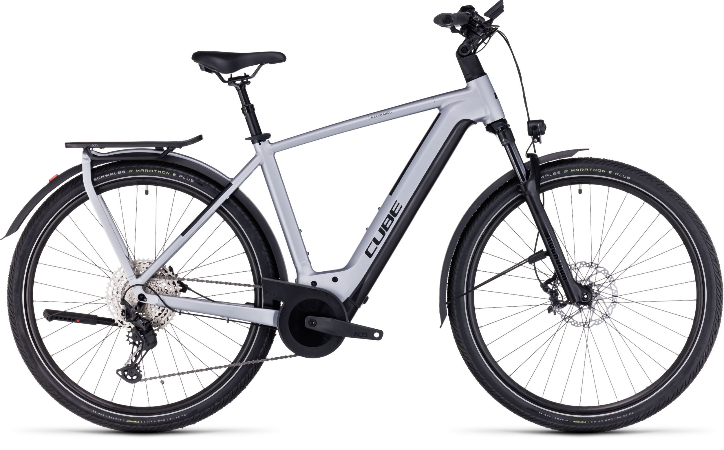 Cube Kathmandu Hybrid SLX 750 polarsilver´n´black 2024