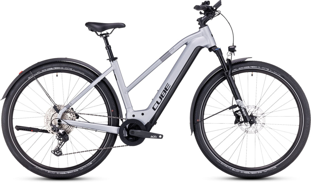 Cube Nuride Hybrid EXC 750 Allroad polarsilver´n´black Trapez