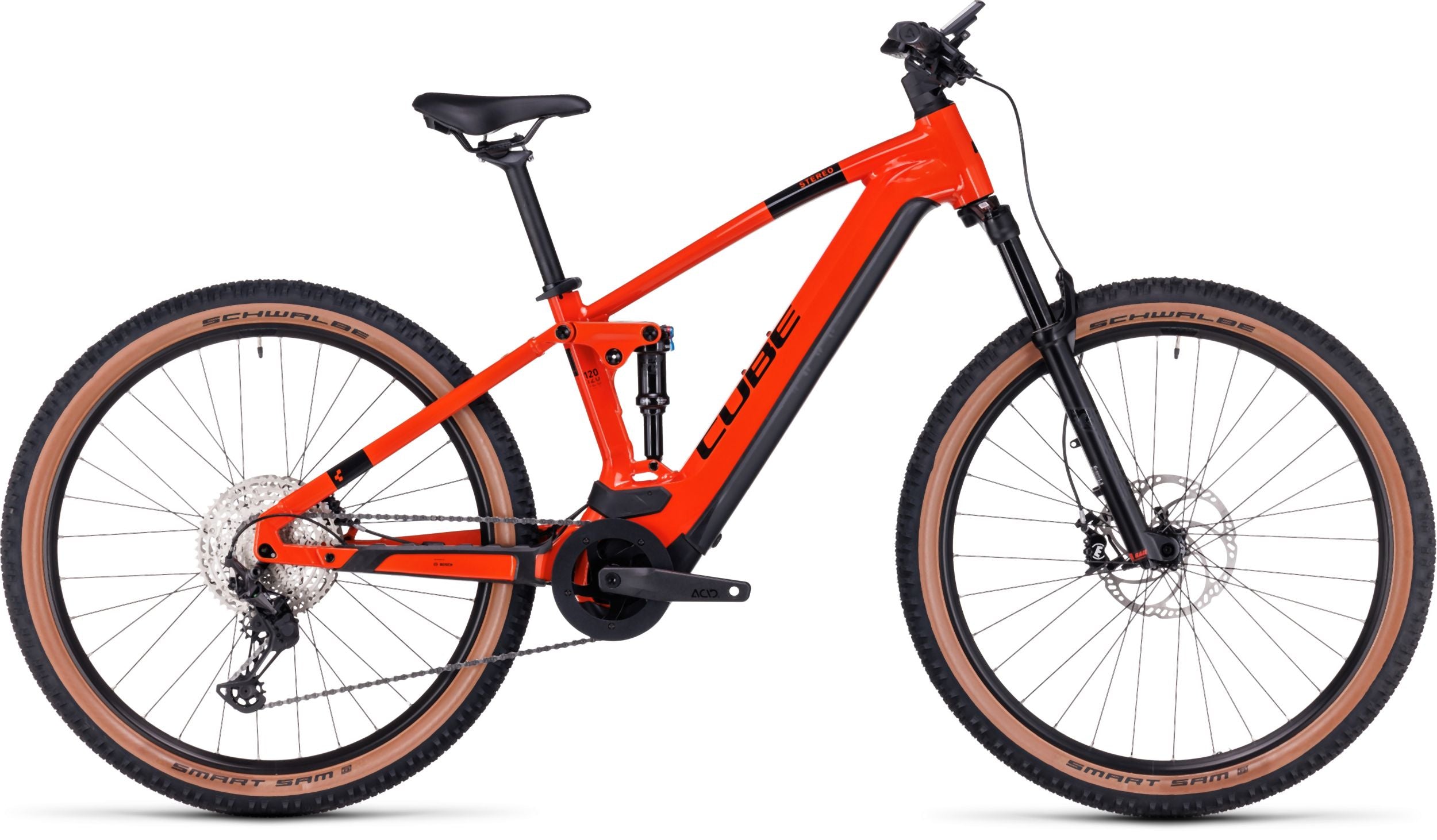 Cube Stereo Hybrid 120 Race 750 sparkorange´n´black 2024