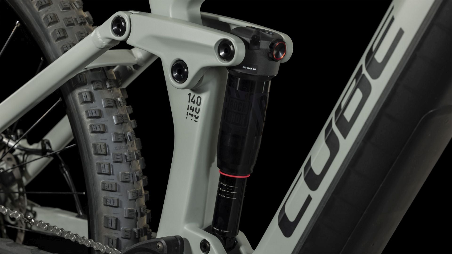 Cube Stereo Hybrid 140 HPC Pro 625 swampgrey´n´black