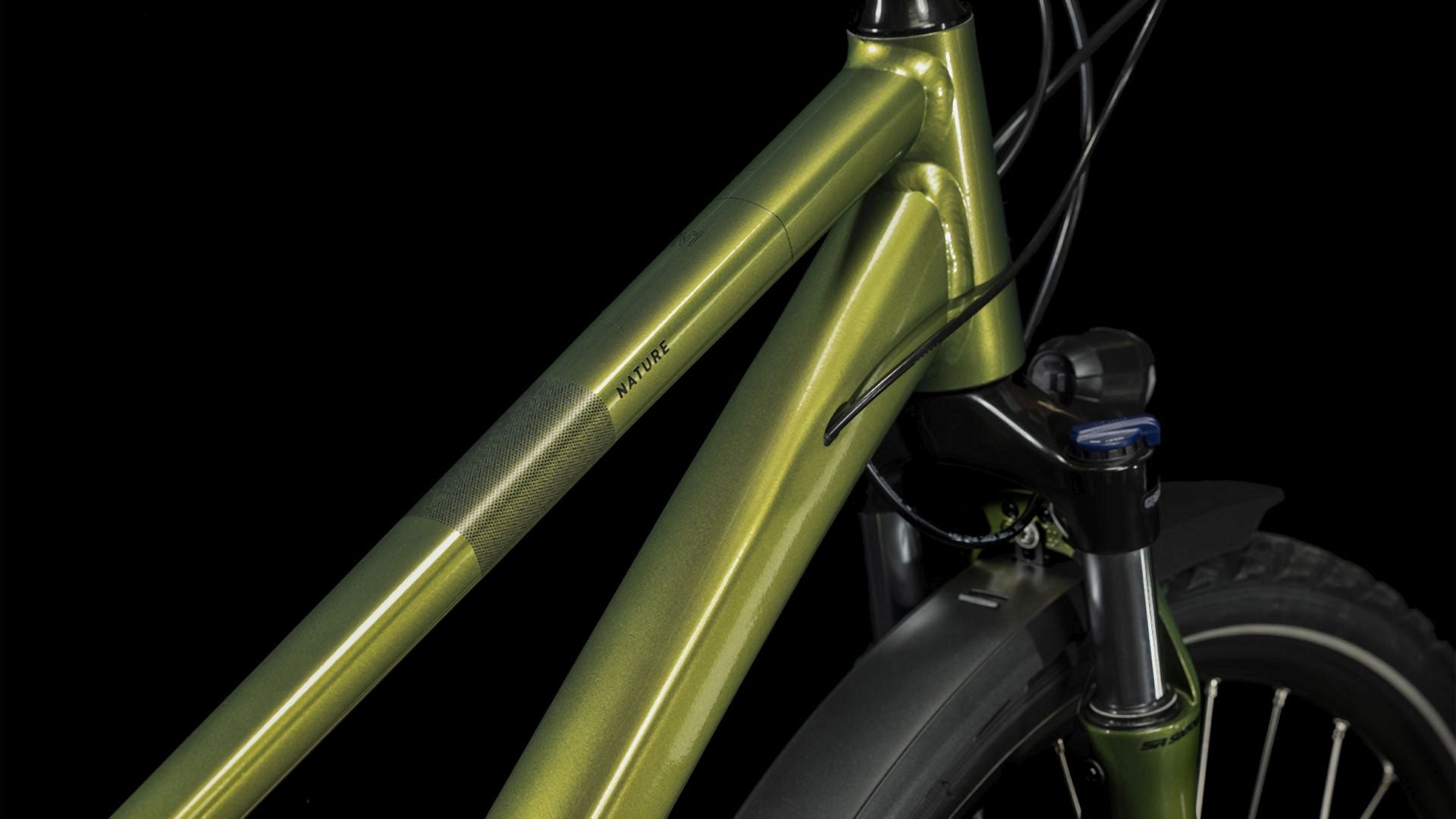 Cube Nature Allroad shinymoss´n´black Trapez