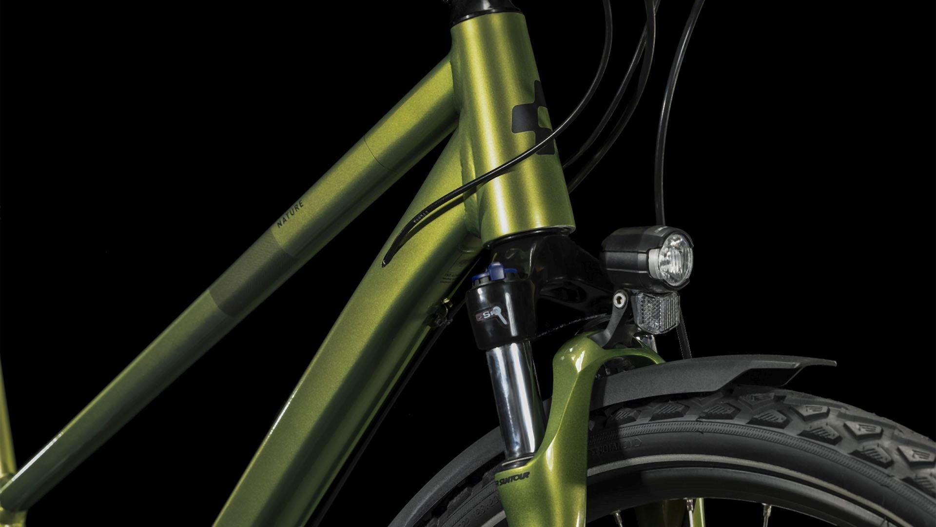 Cube Nature Allroad shinymoss´n´black Trapez