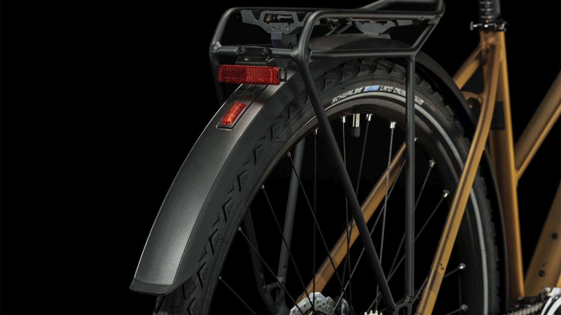 Cube Nature Pro Allroad gold´n´black Trapez