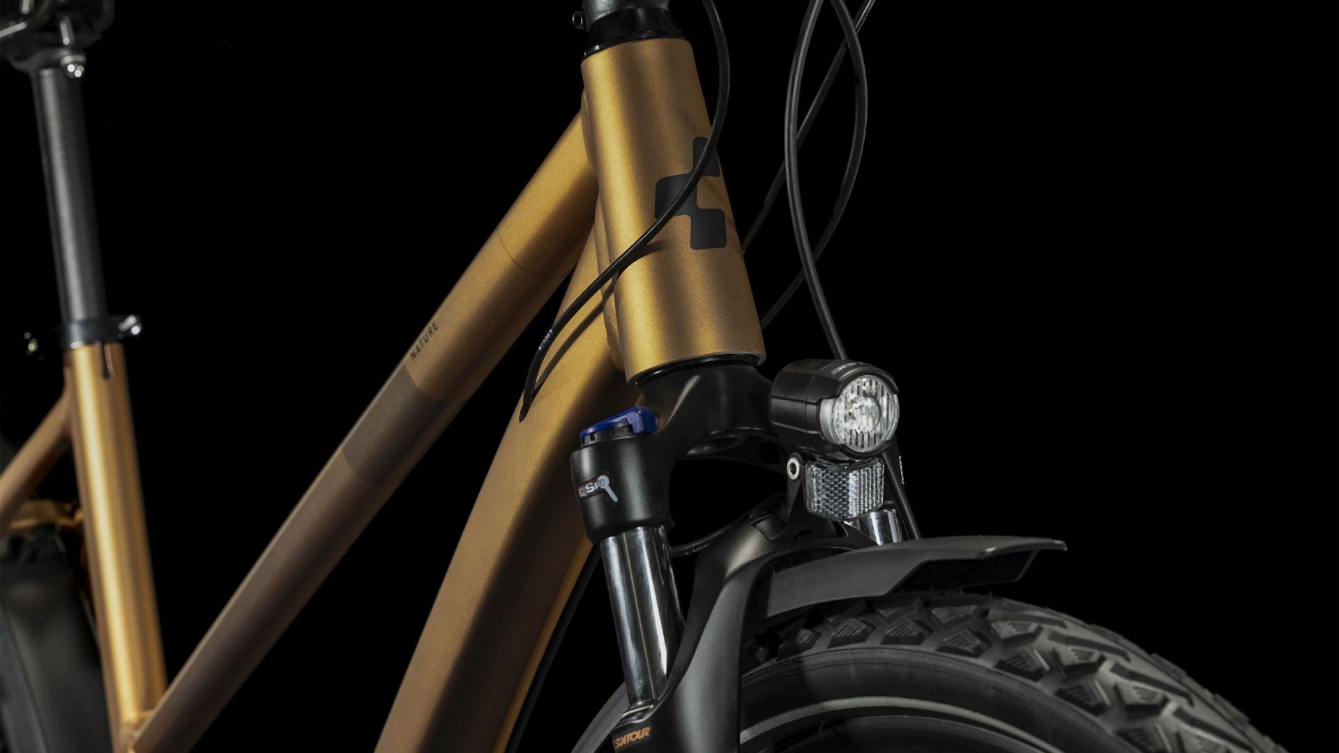 Cube Nature Pro Allroad gold´n´black Trapez
