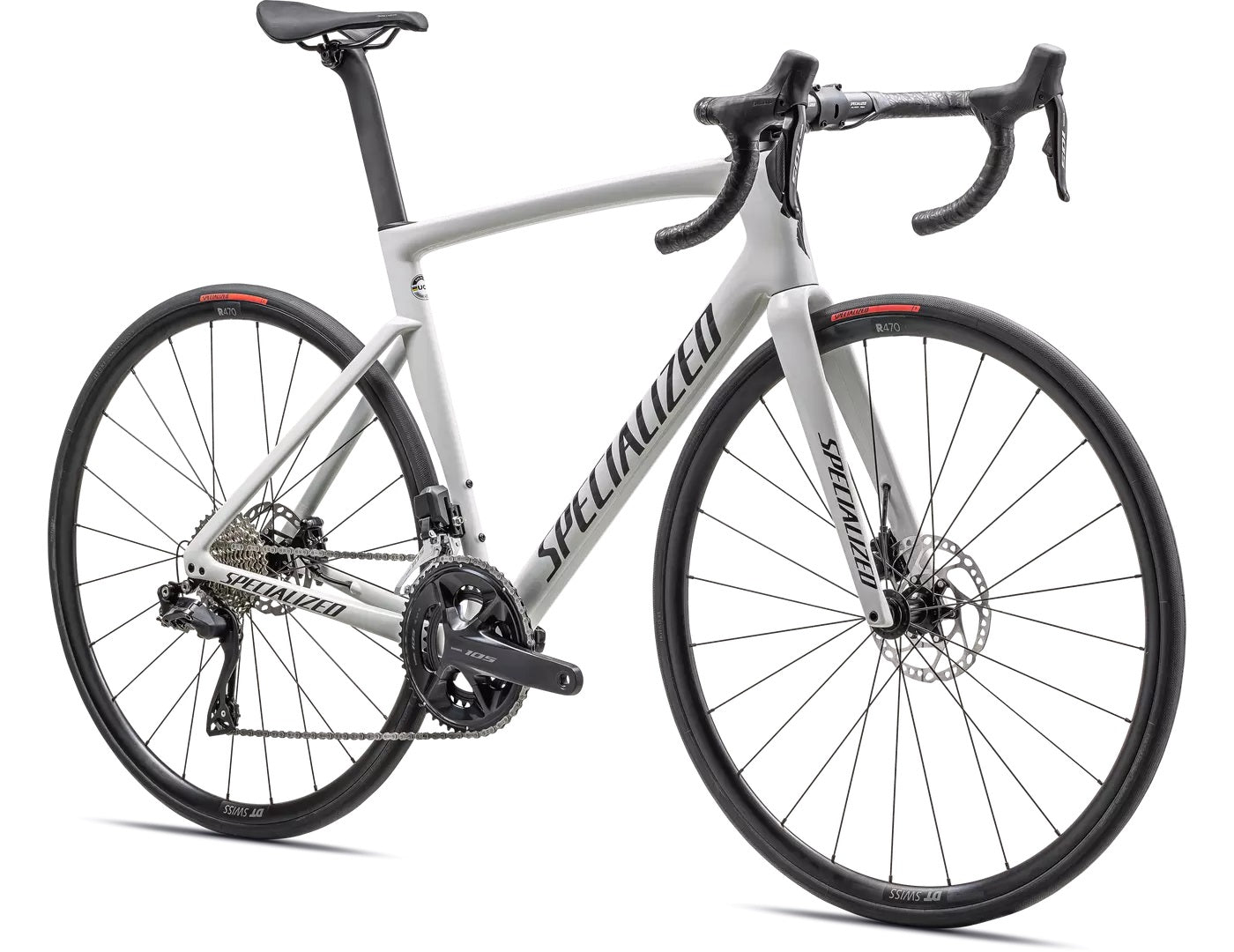 Specialized Tarmac SL7 Comp - Shimano 105 Di2 Gloss Dune White/Obsidian