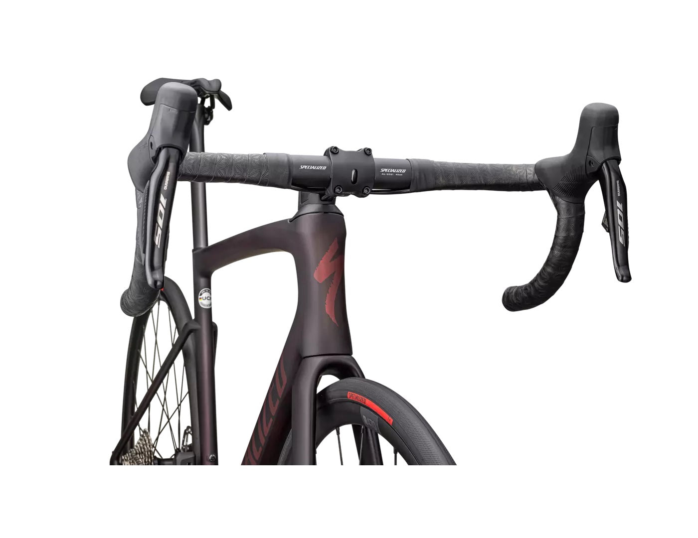 Specialized Tarmac SL7 Comp Satin Red Tint Carbon/Red Sky