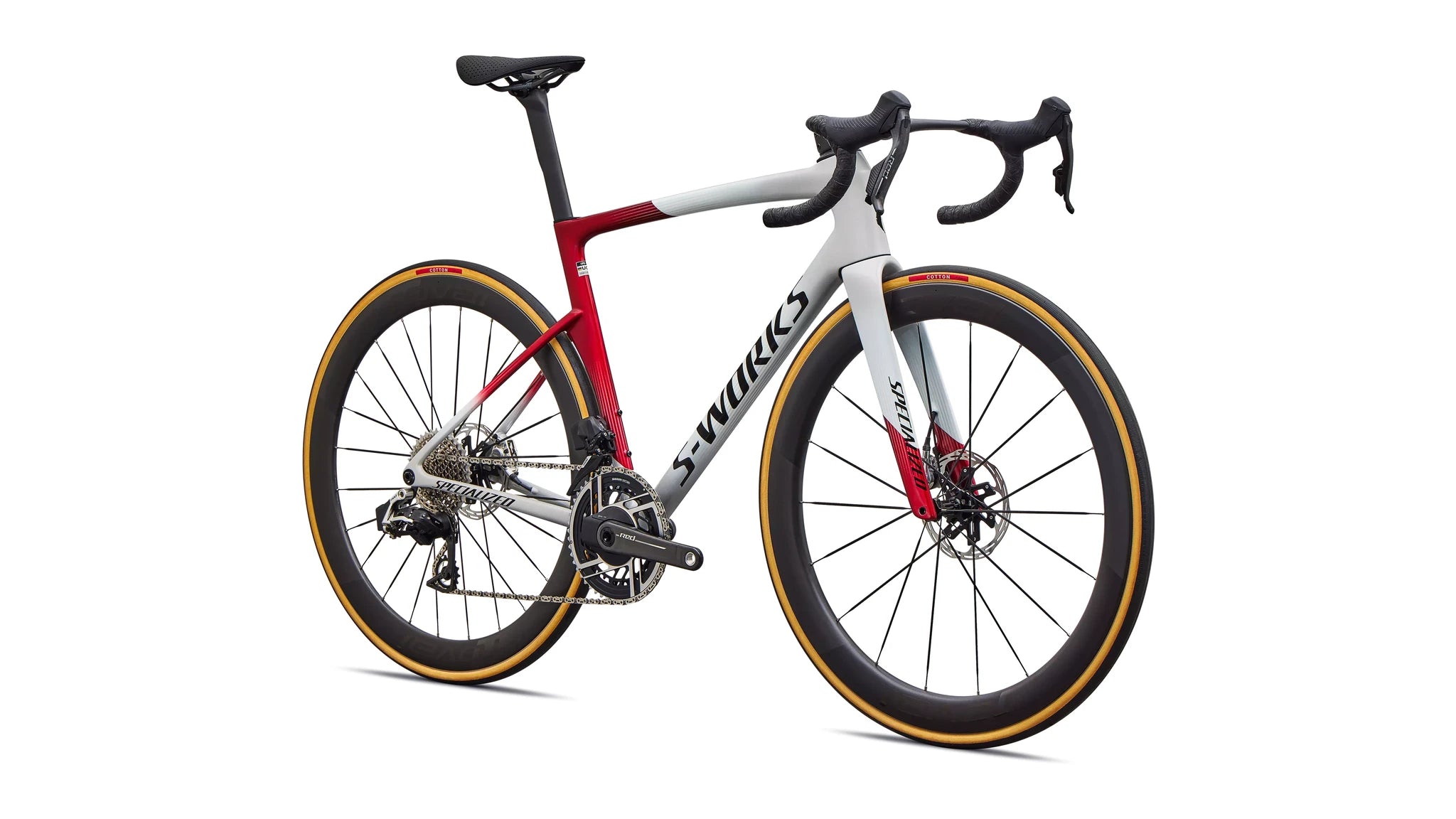 Specialized Tarmac SL9 S-Works AXS Gloss White Silver Metallic / Gloss Ruby Metallic 2027