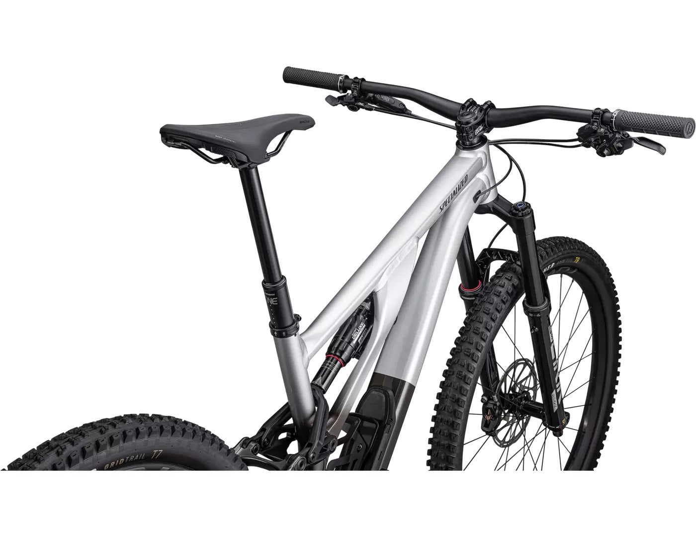 Specialized Stumpjumper Evo Elite Alloy Gloss Silver Dust / Black Tint