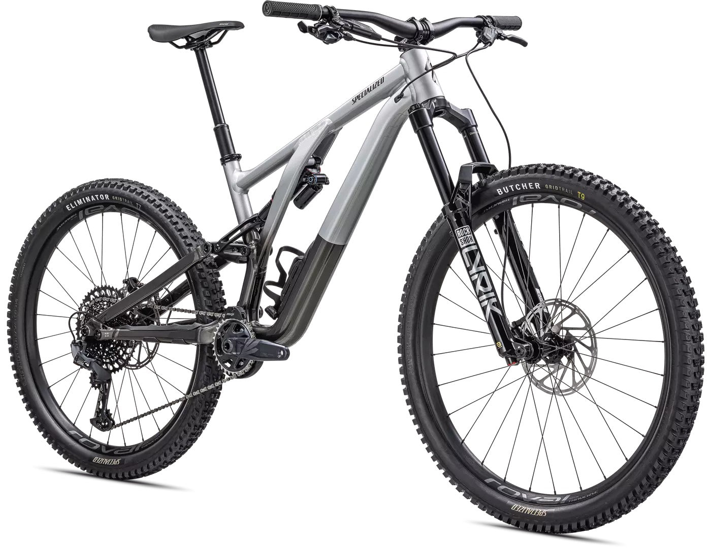 Specialized Stumpjumper Evo Elite Alloy Gloss Silver Dust / Black Tint