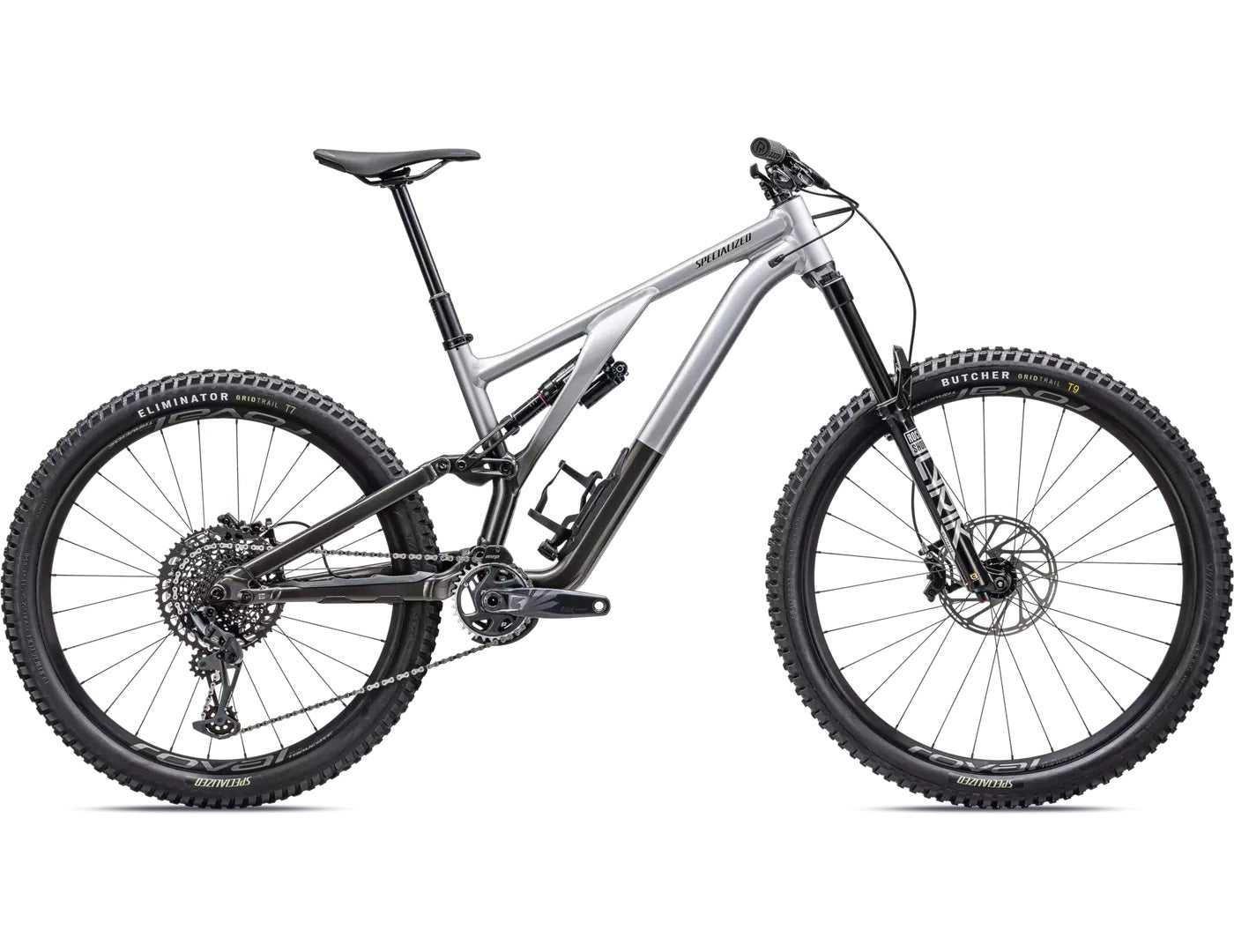 Specialized Stumpjumper Evo Elite Alloy Gloss Silver Dust / Black Tint