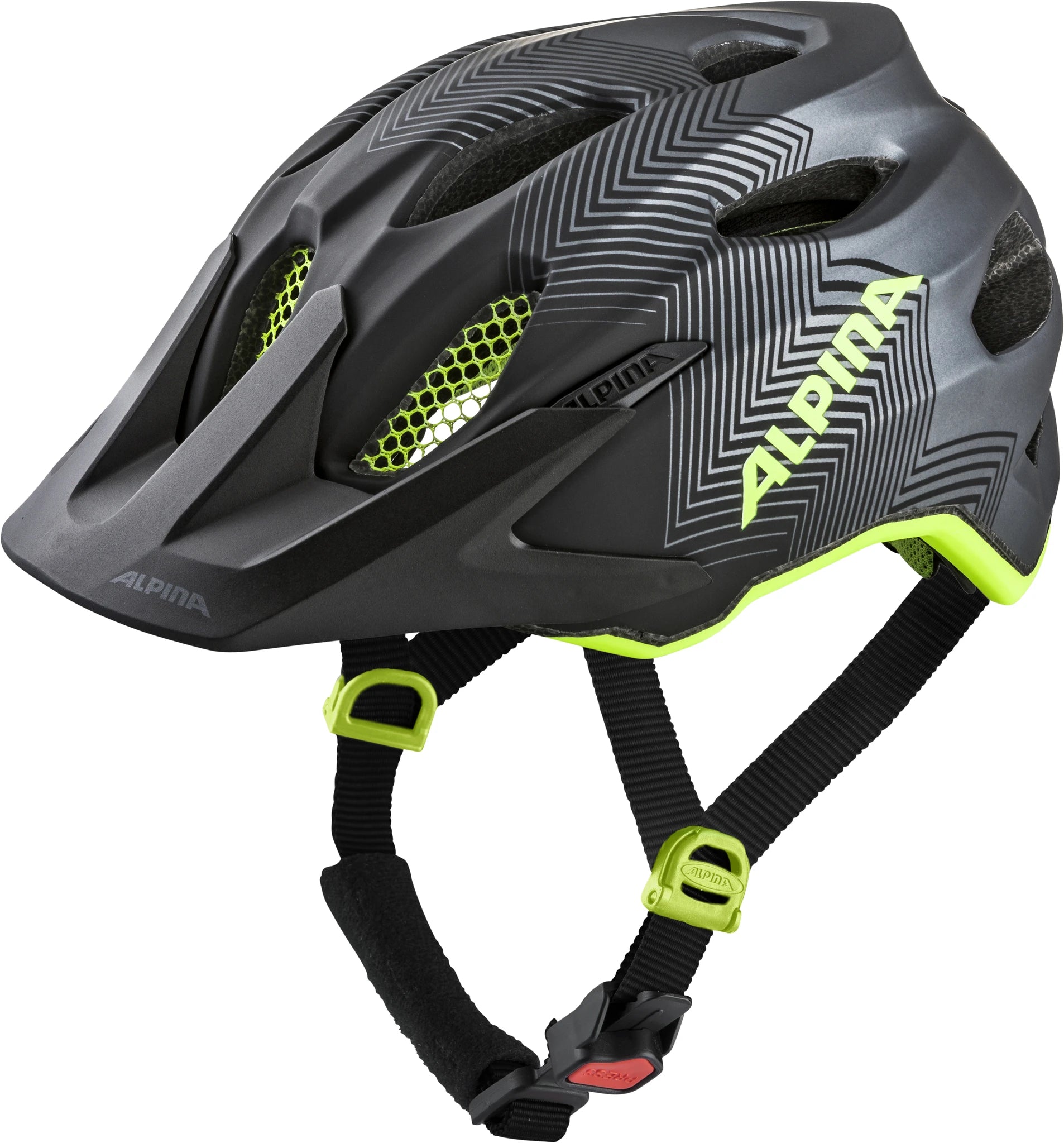 Alpina Carapax Jr. - Liquid-Life #Wähle Deine Farbe_black-neon-yellow matt
