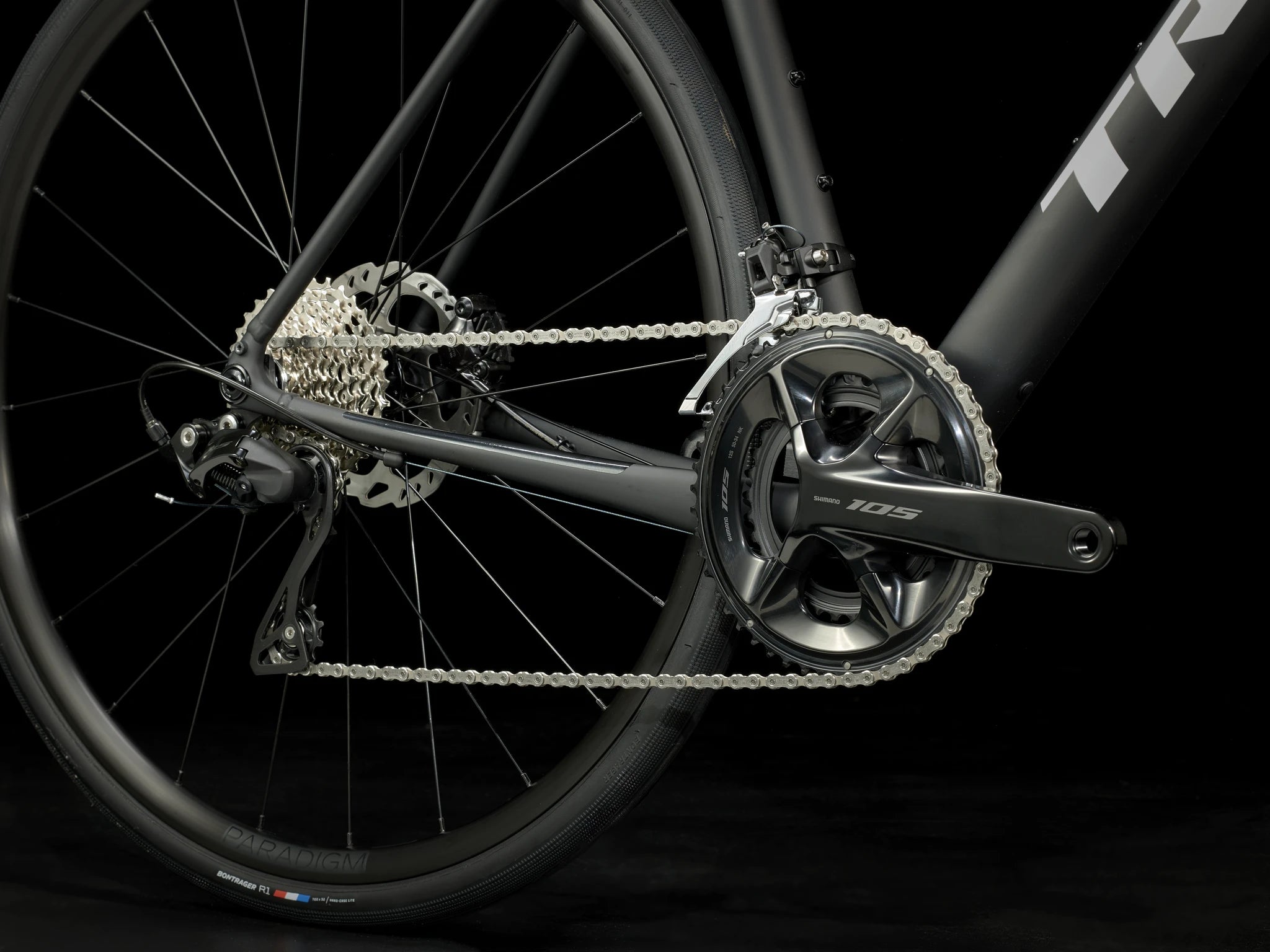 Trek Domane AL 5 Gen 4 Matte Trek Black 2025