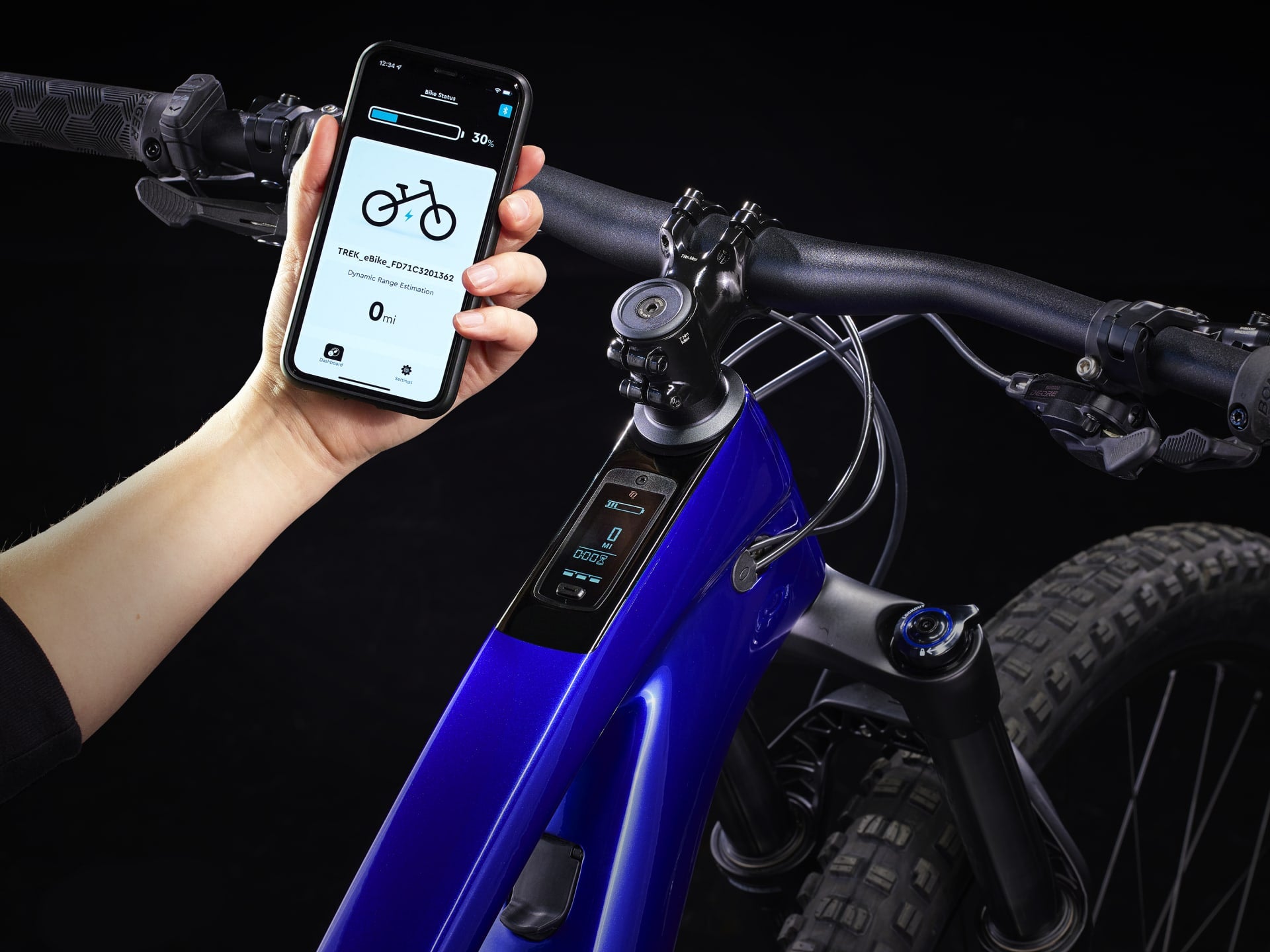 Trek Fuel EXe 9.5 dunkelblau