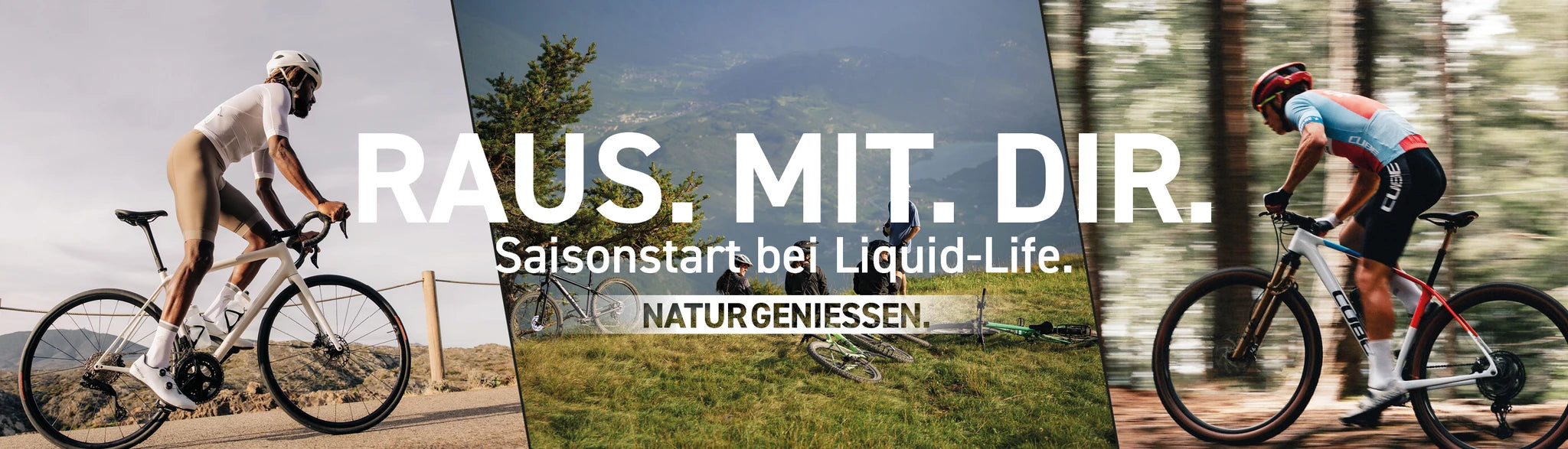 Bike & E-Bike Sasionstart bei Liquid-Life.de