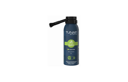 TUNAP SPORTS Fahrrad Kettenöl-Spray, 125 ml, mit Pinselaufsatz für optimale Schmierung und Schutz von Fahrradketten.
