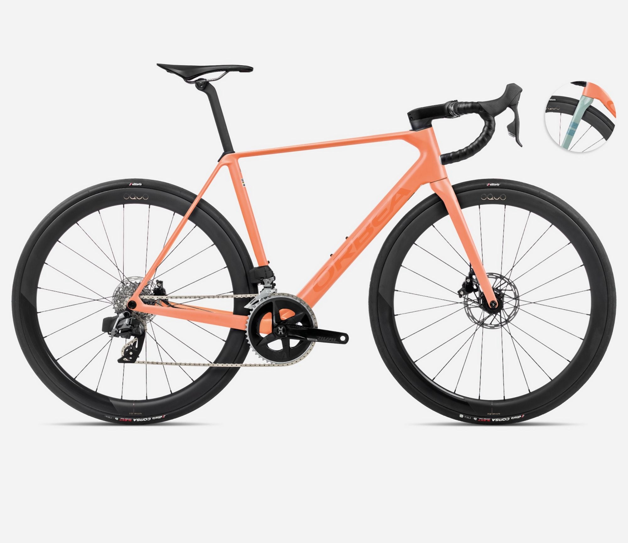 Orbea ORCA M31eLTD PWR Orange Cloud - Stone Blue