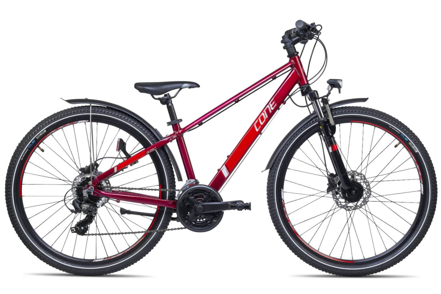 cone mountainbike 26 zoll CONE R260 K21 ND FG Allroad Disc – Granat/Roter Allrounder
