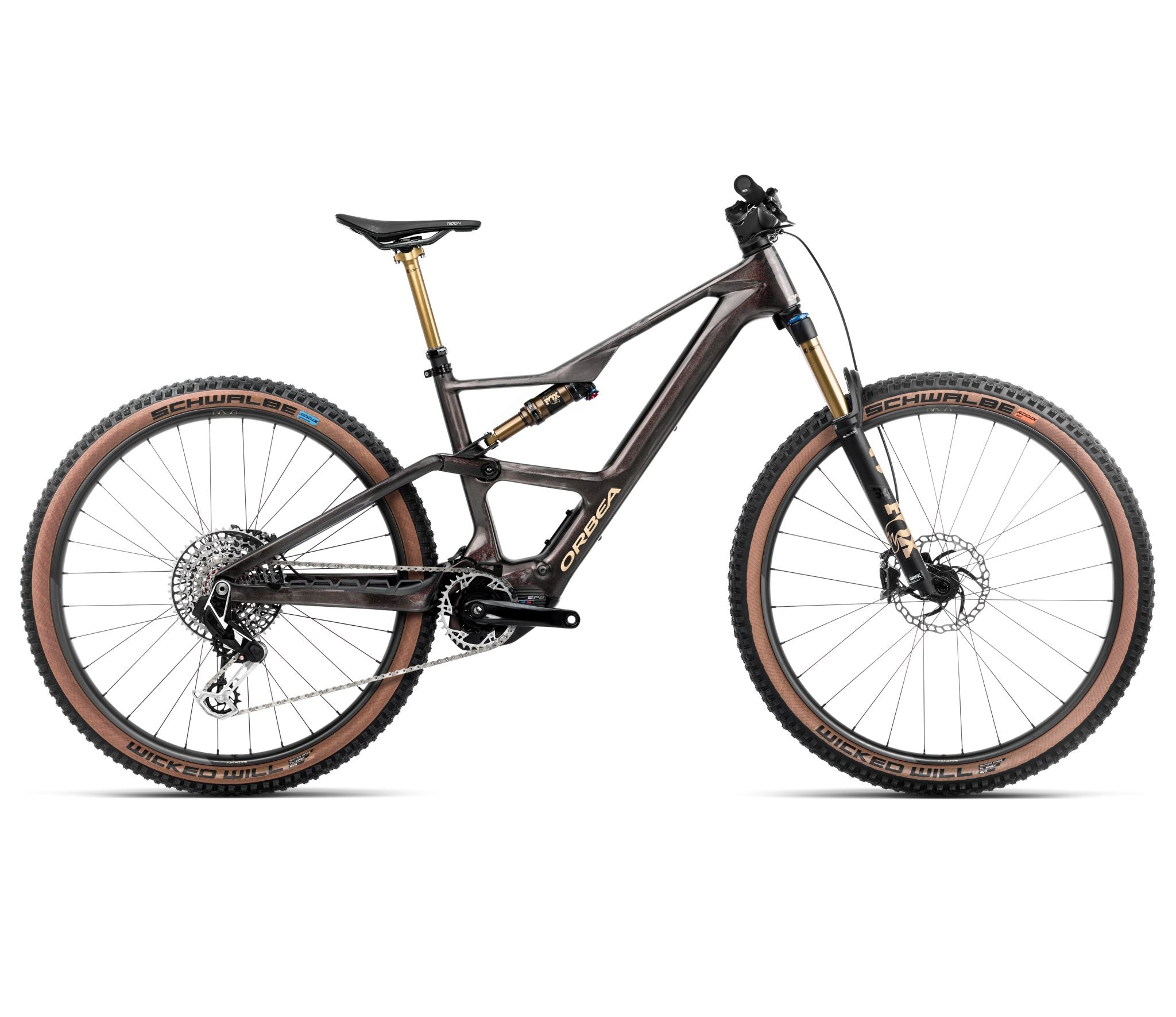 Orbea RISE SL M-LTD 420W Cosmic Carbon View - Golden Sand 2025