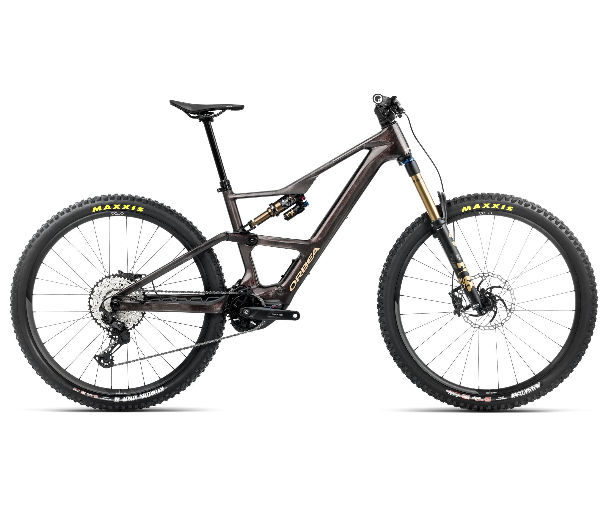 Orbea RISE LT M10 420W Cosmic Carbon View - Golden Sand 2025