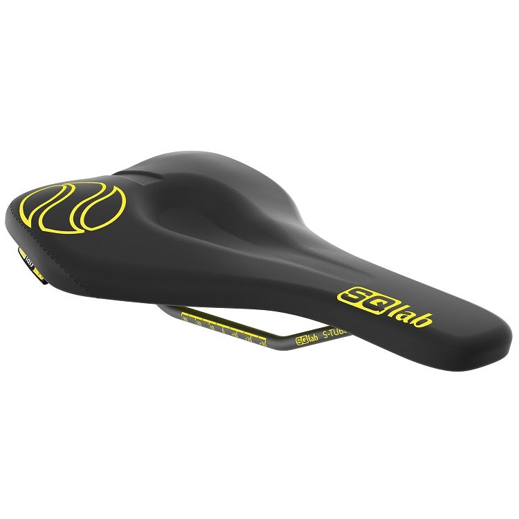 SQ-lab Sattel 611 Ergow.acti. 15 cm ltd. Fl.Yellow S-Tube - Liquid-Life #Wähle Deine Farbe_schwarz