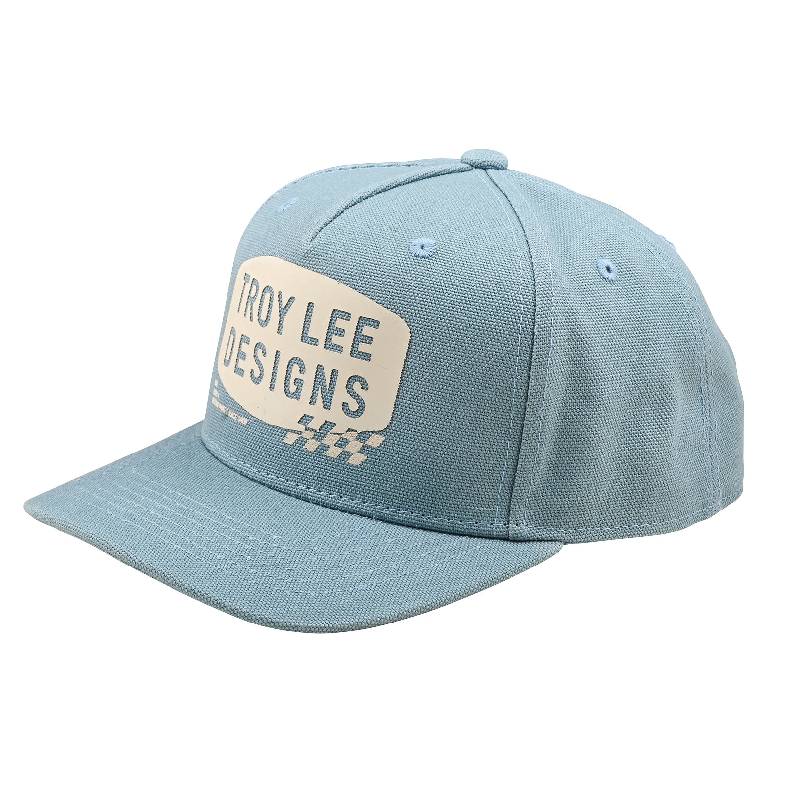 Troy Lee Designs Curved Snapback Cap Stamp - Liquid-Life #Wähle Deine Farbe_smoke blue