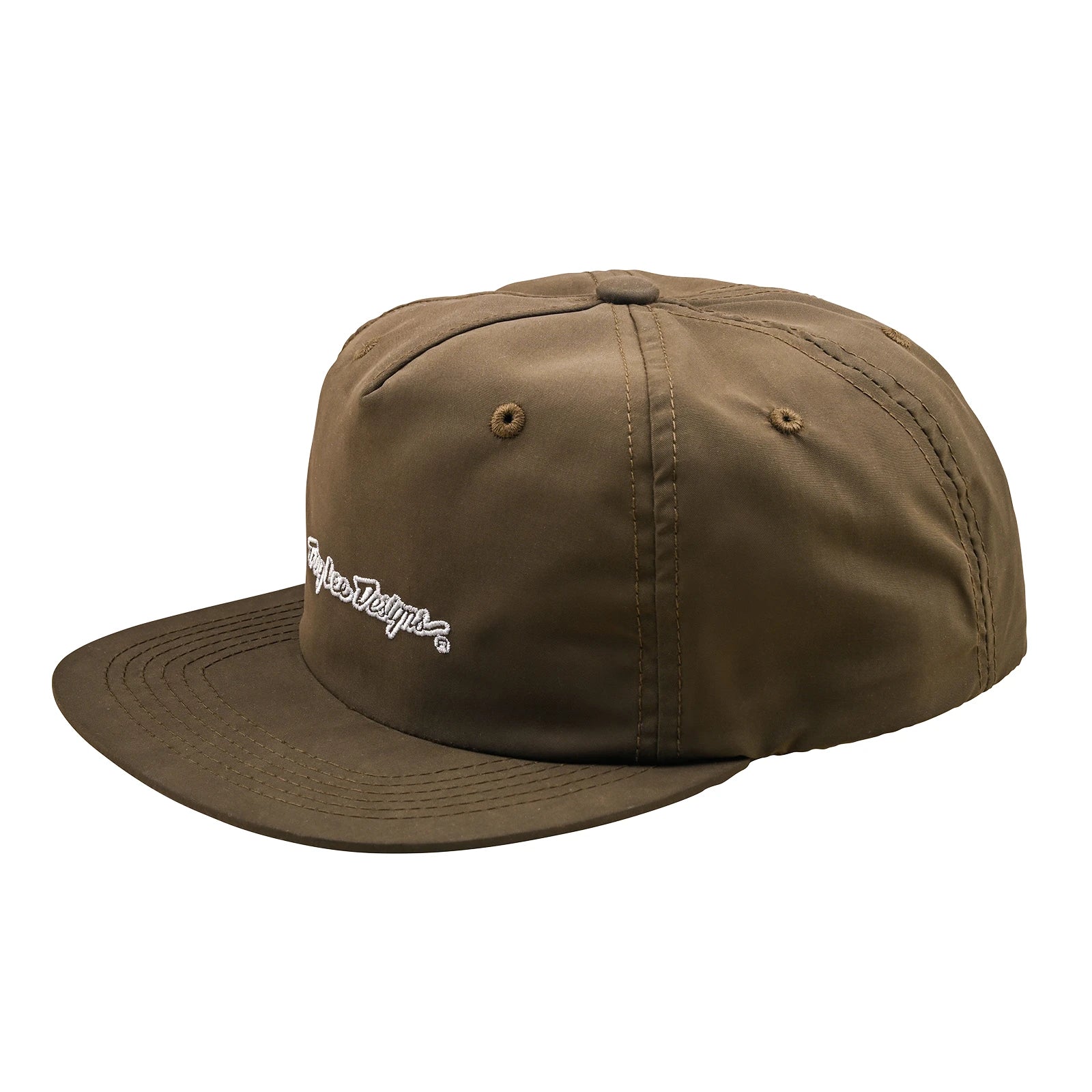 Troy Lee Designs Unstructured Snapback Cap Signature - Liquid-Life #Wähle Deine Farbe_olive