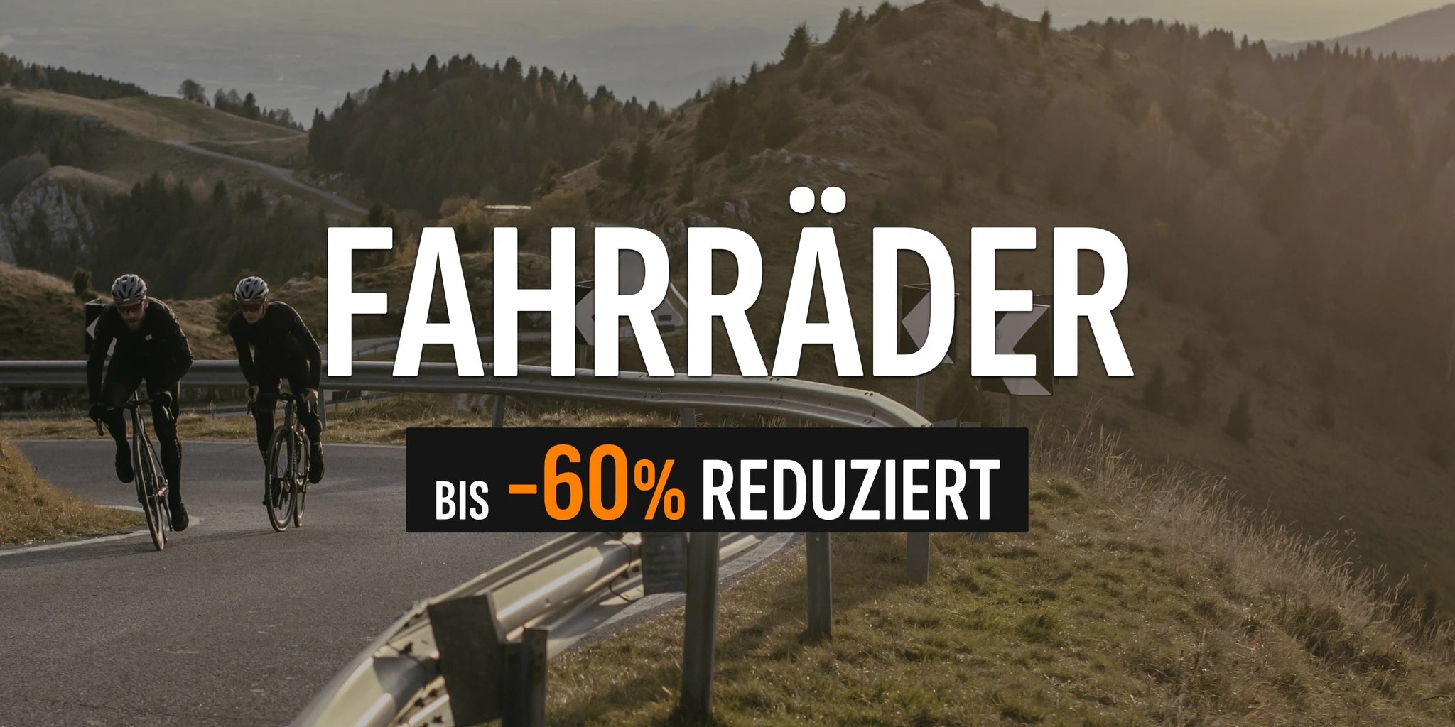 Fahrrad Banner Herbstkampagne