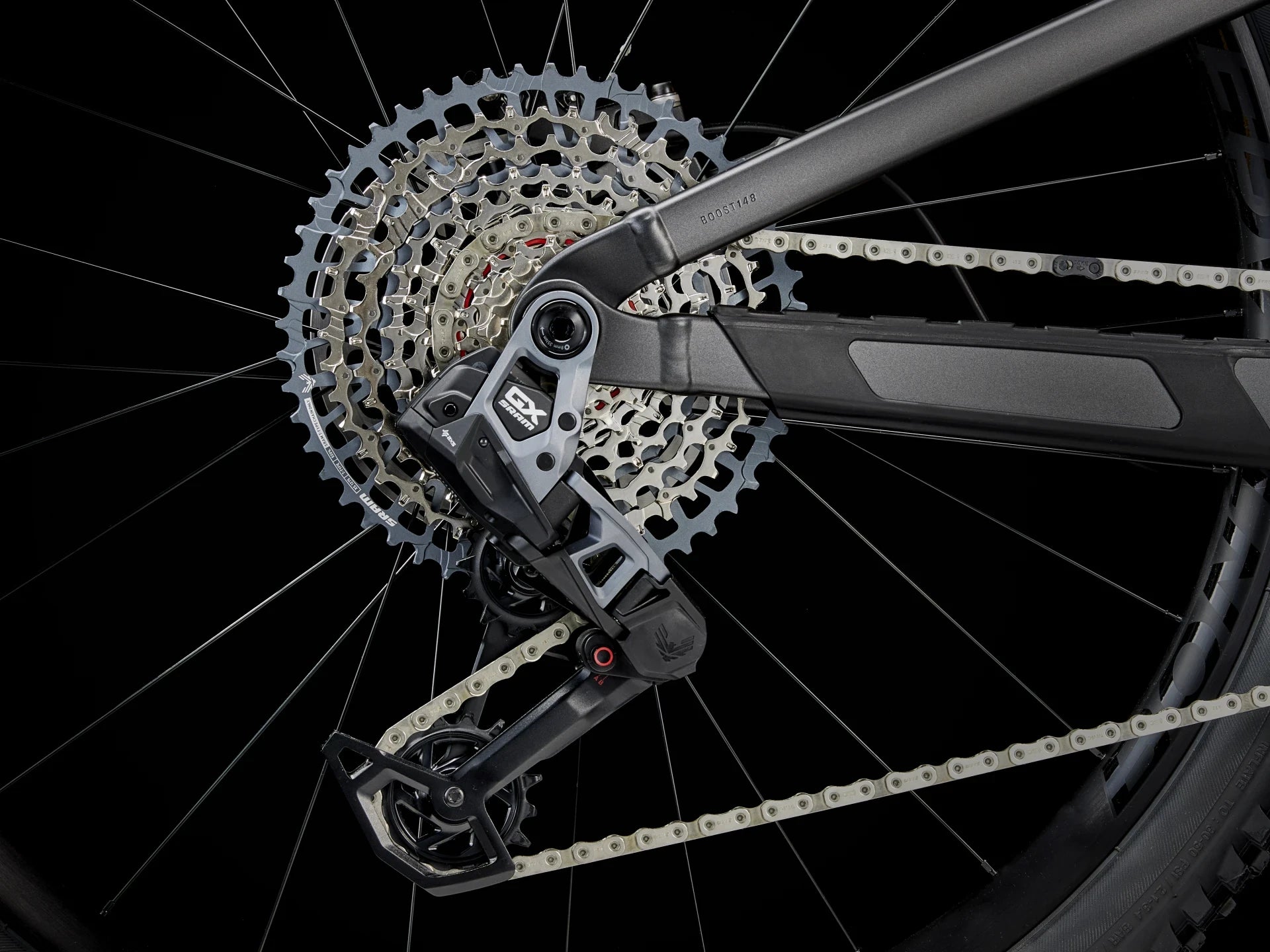 Trek Top Fuel 8 GX AXS T-Type Matte Dnister Black