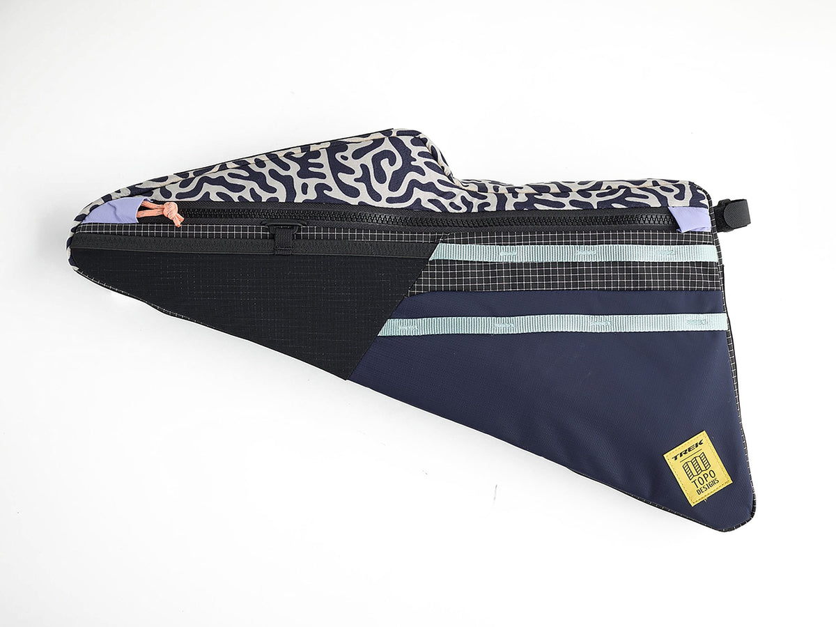 Topo Designs CheckOUT Rahmentasche - Liquid-Life #Wähle Deine Farbe_Black/Light Blue