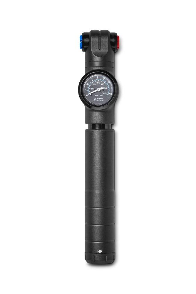 acid fahrradpumpe Acid Pumpe RACE DUAL – CNC-Alu & 2-Stufen-System für maximale Flexibilität